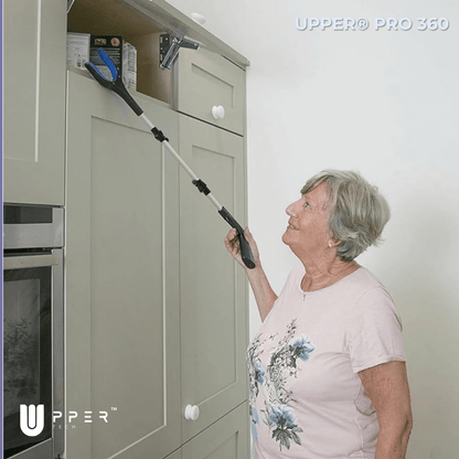 Pinza Recoge Objetos UPPER® PRO 360° — Aluminio Premium, plegable y pinza antideslizante - NUEVA VERSIÓN 2025