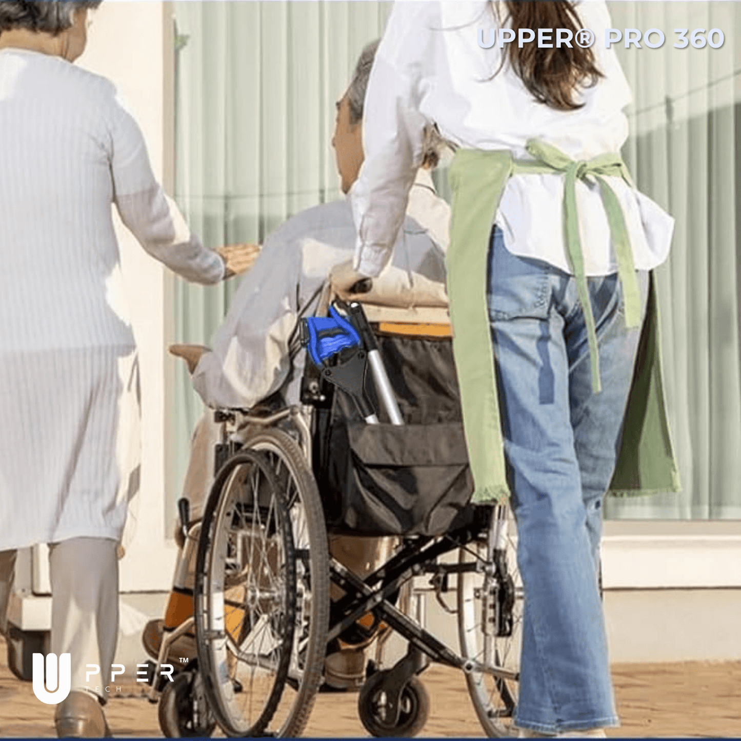 Pinza Recoge Objetos UPPER® PRO 360° — Aluminio Premium, plegable y pinza antideslizante - NUEVA VERSIÓN 2025