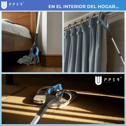 Pinza Recoge Objetos UPPER® PRO 360° — Aluminio Premium, plegable y pinza antideslizante - NUEVA VERSIÓN 2025