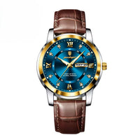 Correa Marrón - Azul-dorado